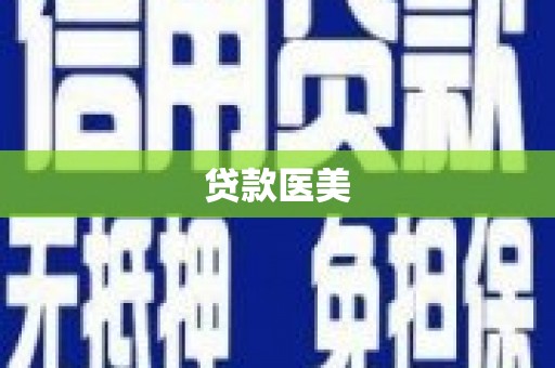 鲁山贷款医美