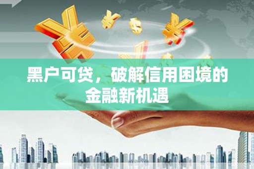 鲁山黑户可贷，破解信用困境的金融新机遇